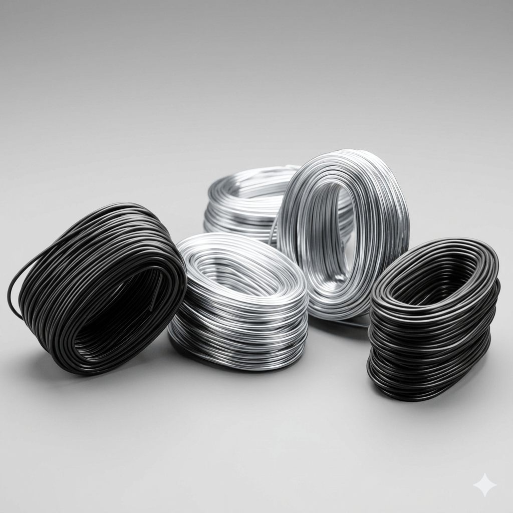 black annealed wire and galvanized wire binding wire in buckets