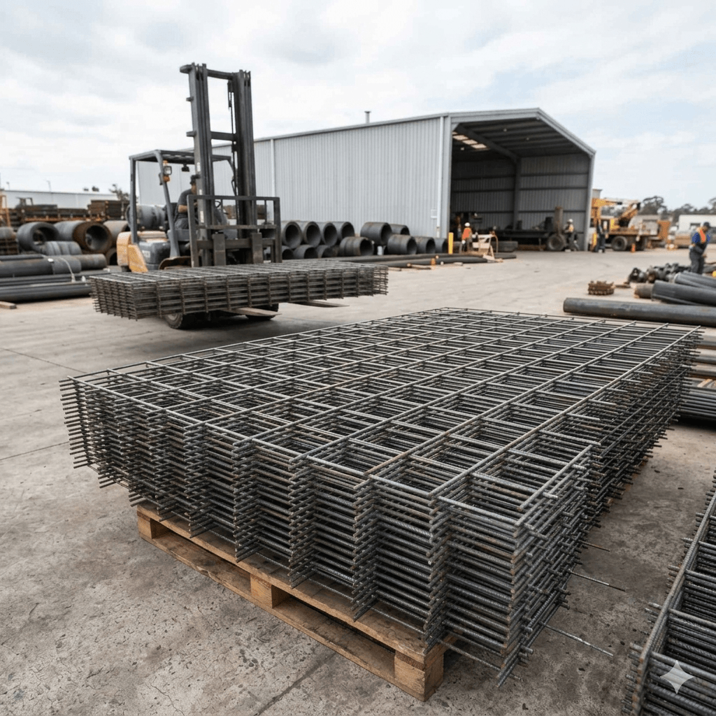 Concrete Rebar Mesh Panels Ribbed Steel Bar Welded Reinforcing Mesh Sheet | AS/NZS 4671 Standard SL62 SL72 SL82 SL92 - Image 2