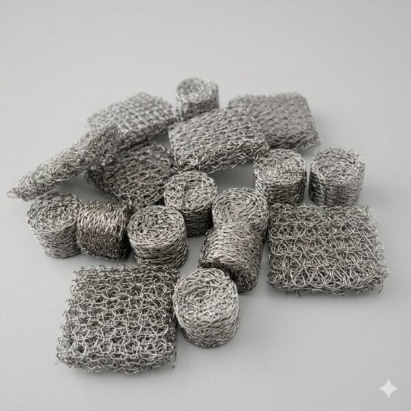 Compressed Knitted Wire Mesh
