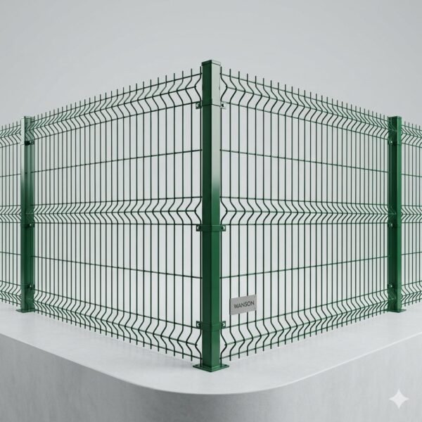 Curved Welded Mesh Fence