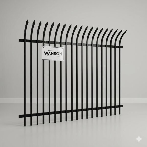 Curved top fence