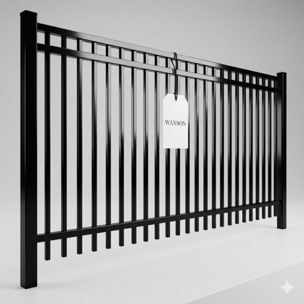 Flat Top Metal Fence