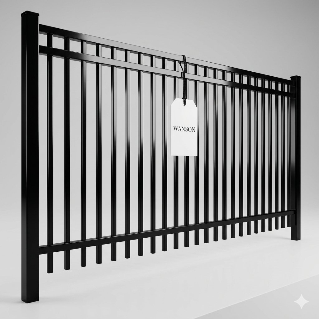Flat Top Metal Fence