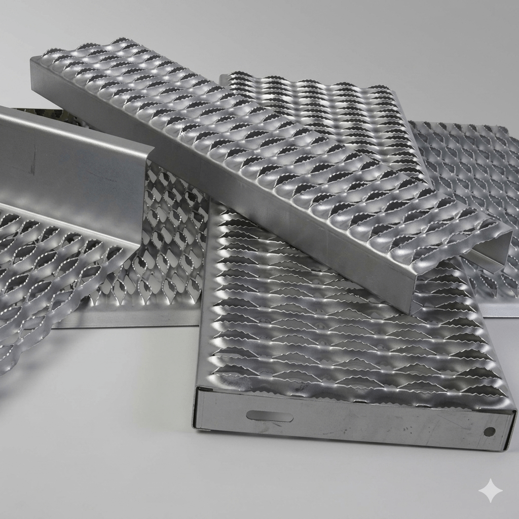 Perforated Serrated Grating