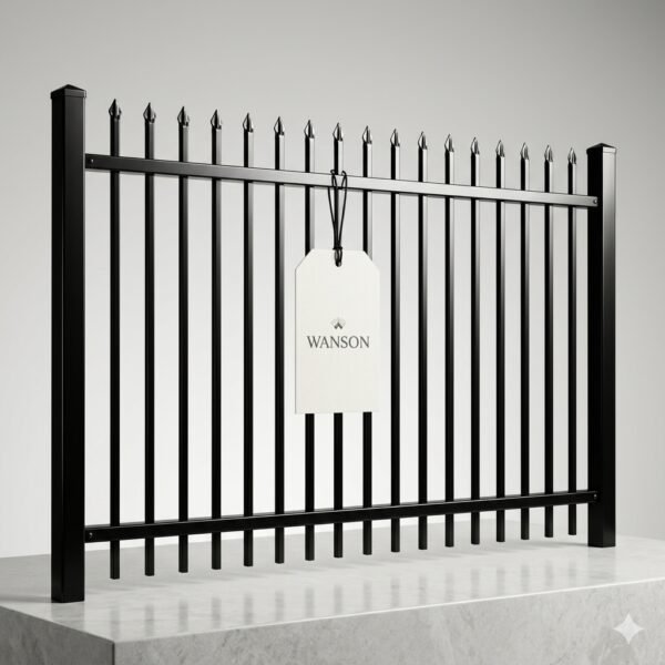 Spear Top Metal Fence