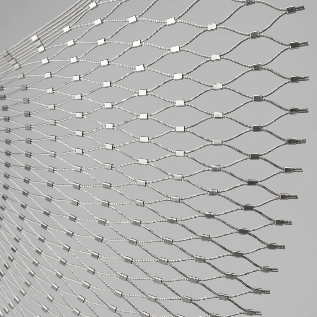 Stainless Steel Ferrule Rope Mesh